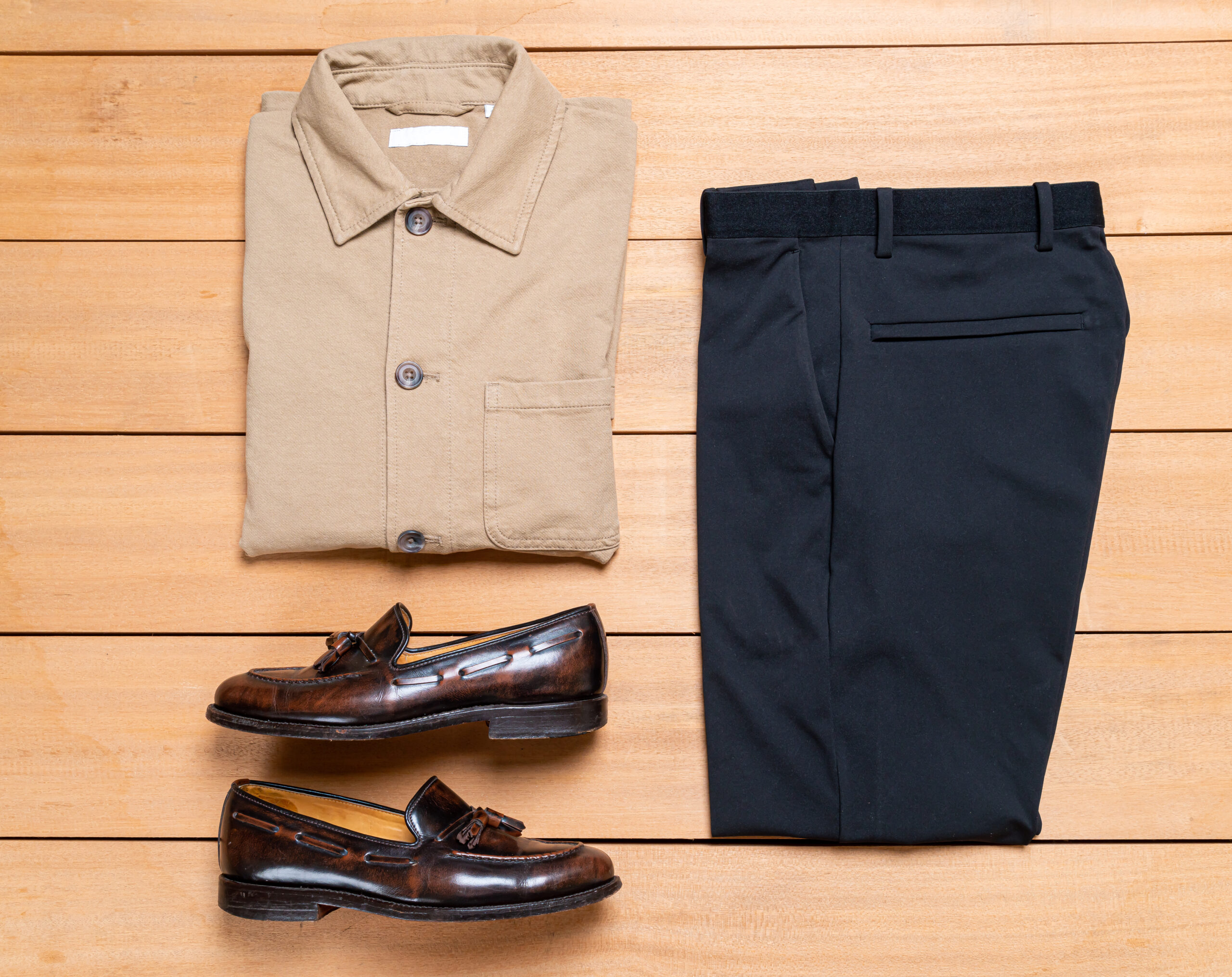 Beautiful casual men fashion and clothes set